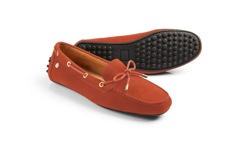 Fairfax and Favor Henley Shoe - Sunset Orange-1
